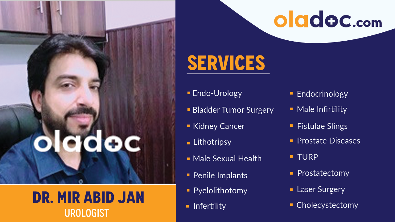 Services provided by Dr. Mir Abid Jan